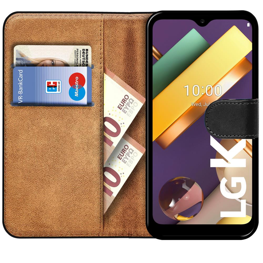 Basic Wallet für LG K22 in Schwarz