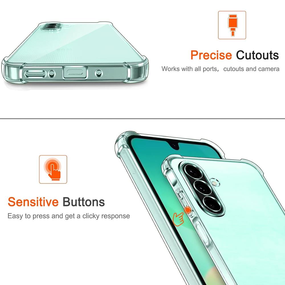 Rugged TPU für Samsung Galaxy A26 5G in Transparent