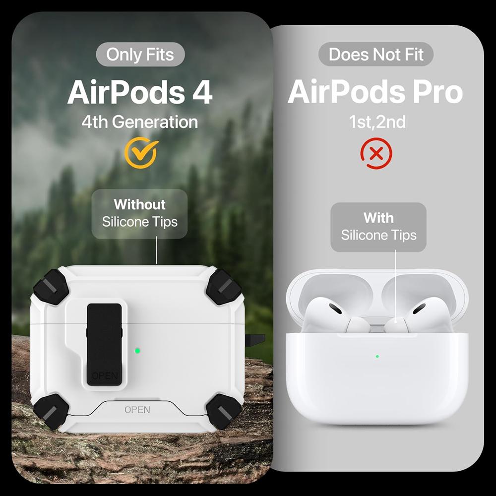 AirPods Defender für AirPods 4 in Weiss