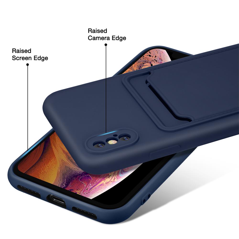 Card Case für Apple iPhone X / XS in Blau