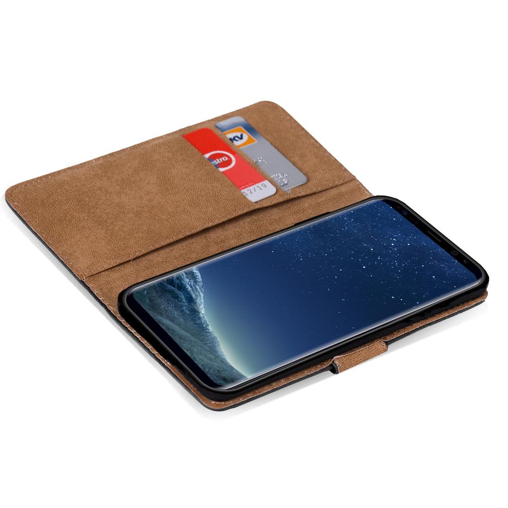 Basic Wallet für Samsung Galaxy S8 Plus in Schwarz