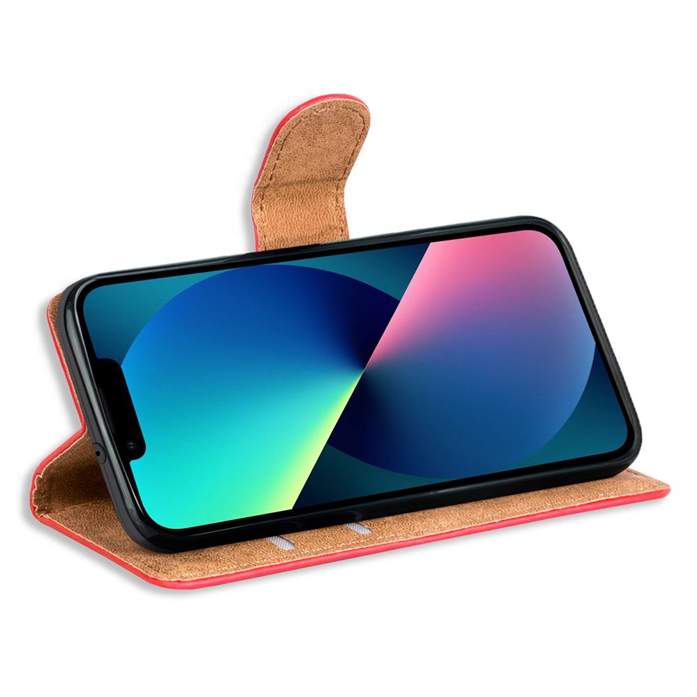 Basic Wallet für Apple iPhone 14 Plus in Rot