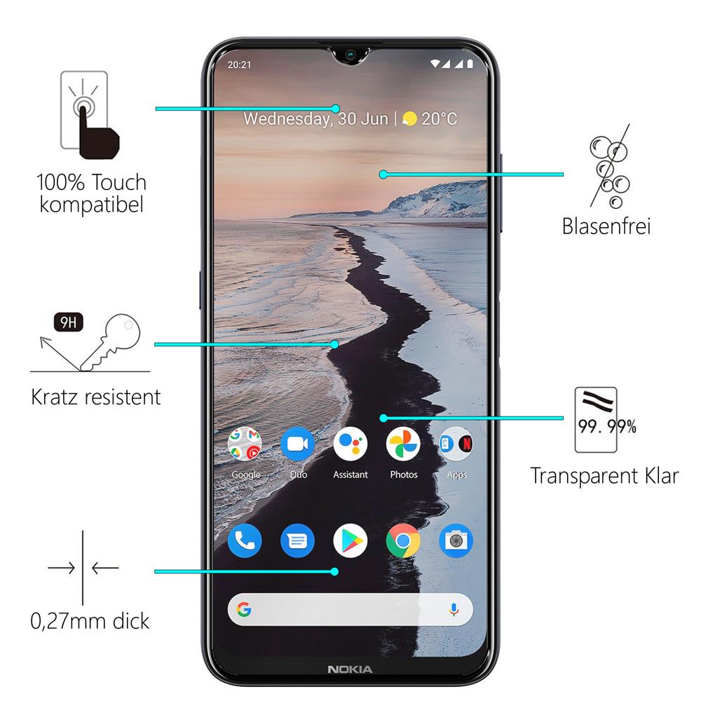 Glas 2in1 für Nokia G60 5G