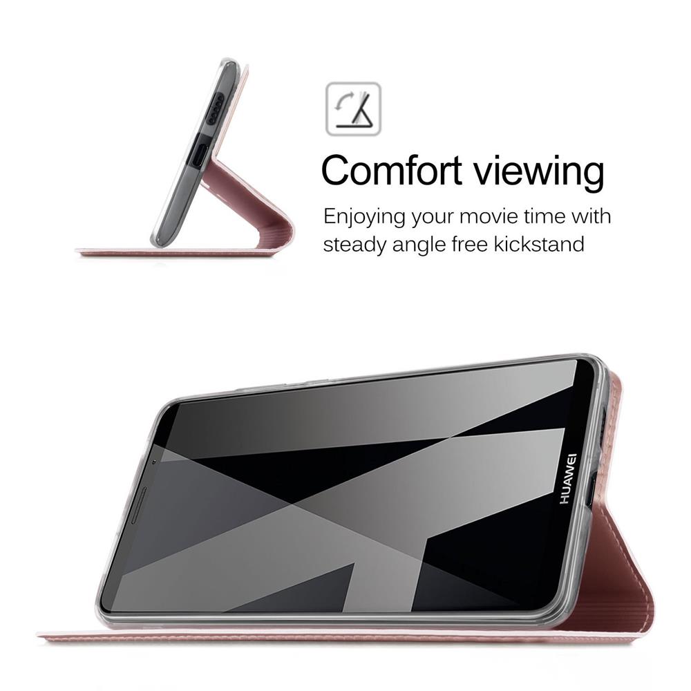 Electroplated Flip für Huawei Mate 10 Pro in Rosegold
