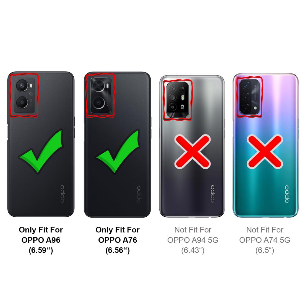 Glas 2in1 für OPPO A96 / A76