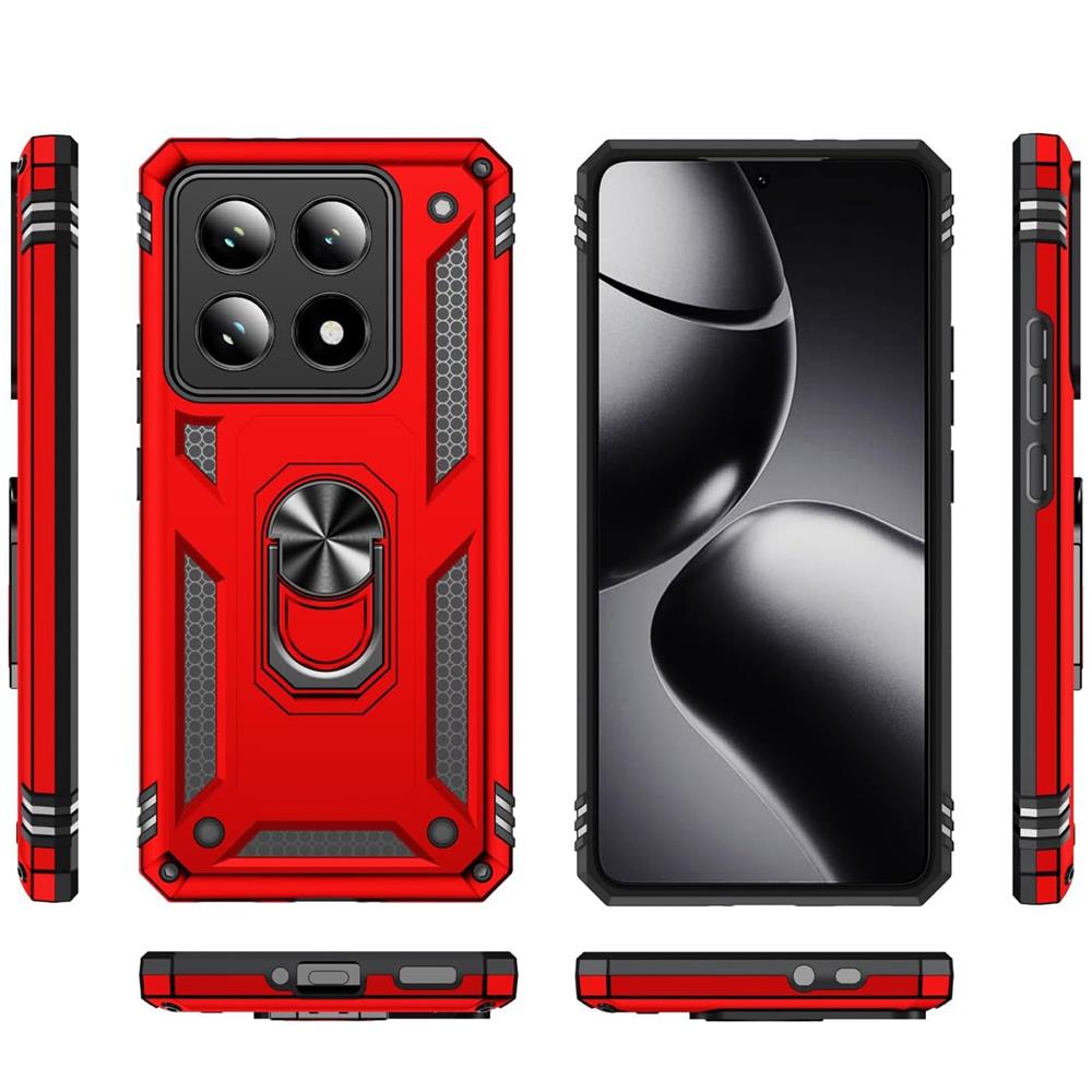 Army Case für Xiaomi 14T Pro in Rot
