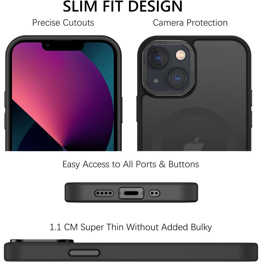 Frame Case für Apple iPhone 13 in Schwarz