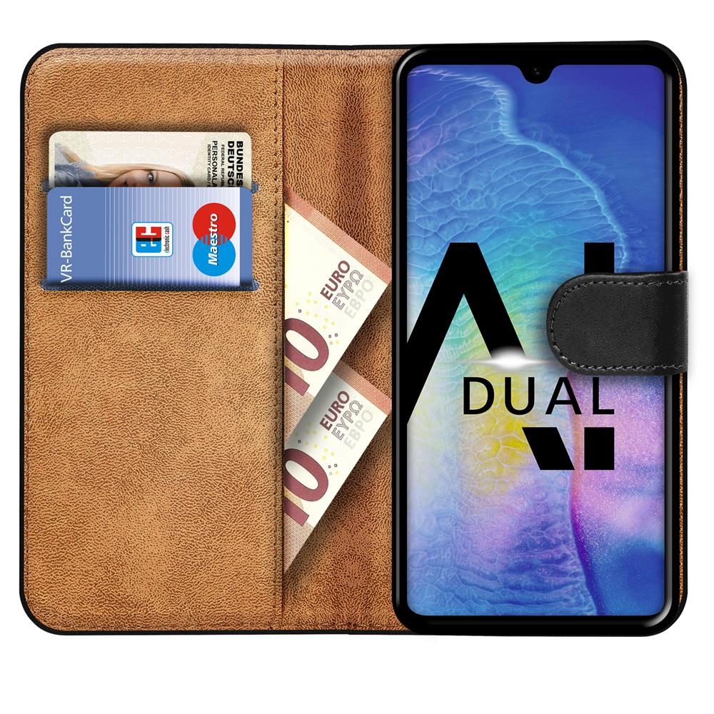 Basic Wallet für Huawei Mate 20 in Schwarz