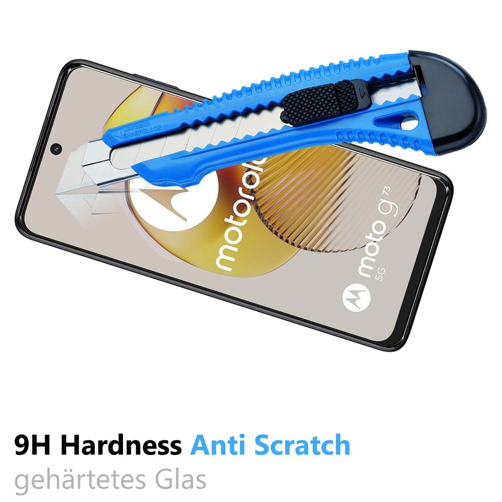 Glas 2in1 für Motorola Moto G73 5G
