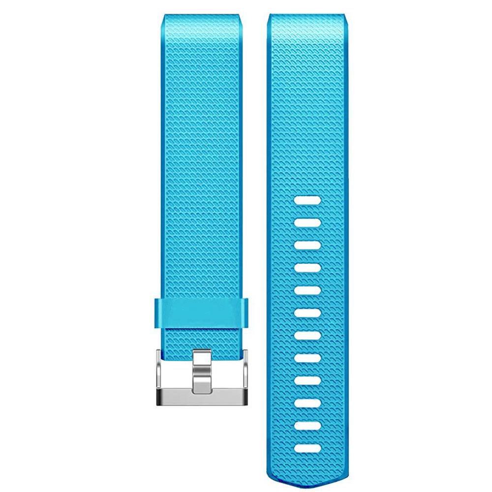 Fitnessarmband TPU für Fitbit Charge 2 - Größe S in Hellblau