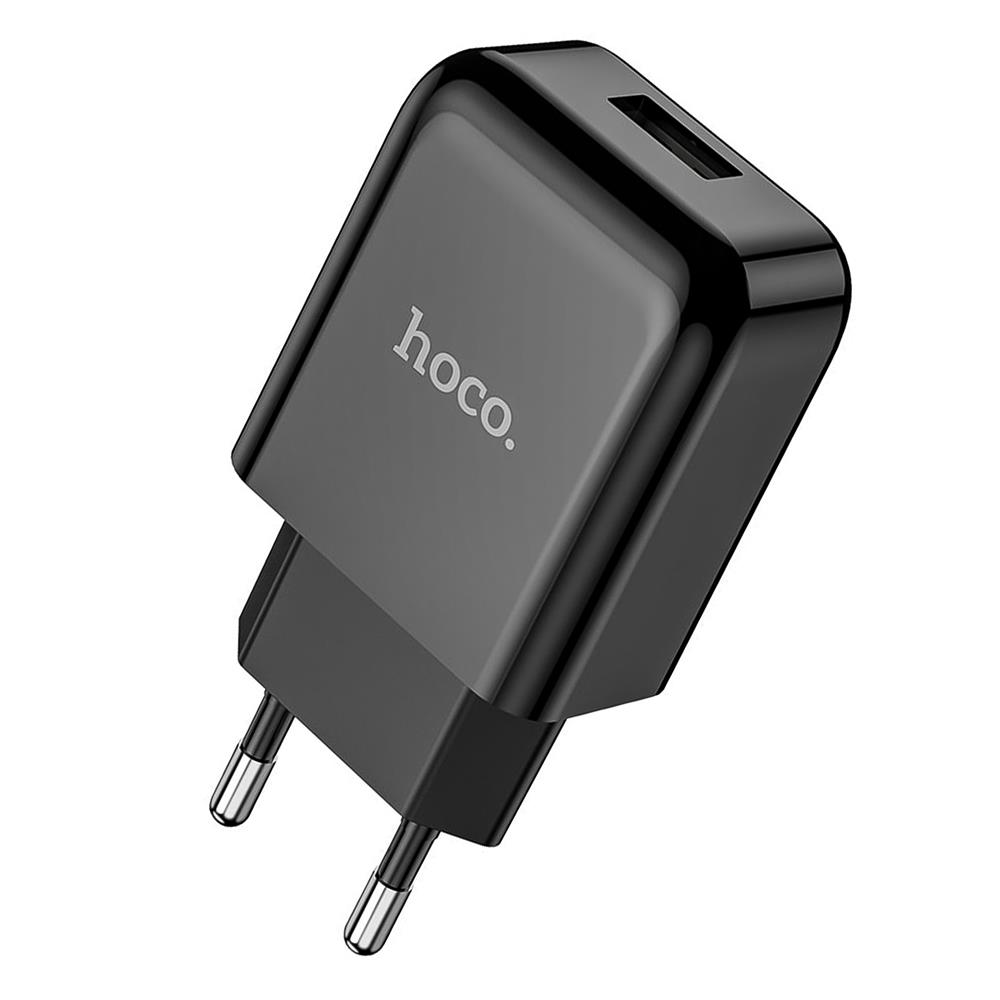 Netz-Ladegerät Hoco - N2 Typ C in Schwarz