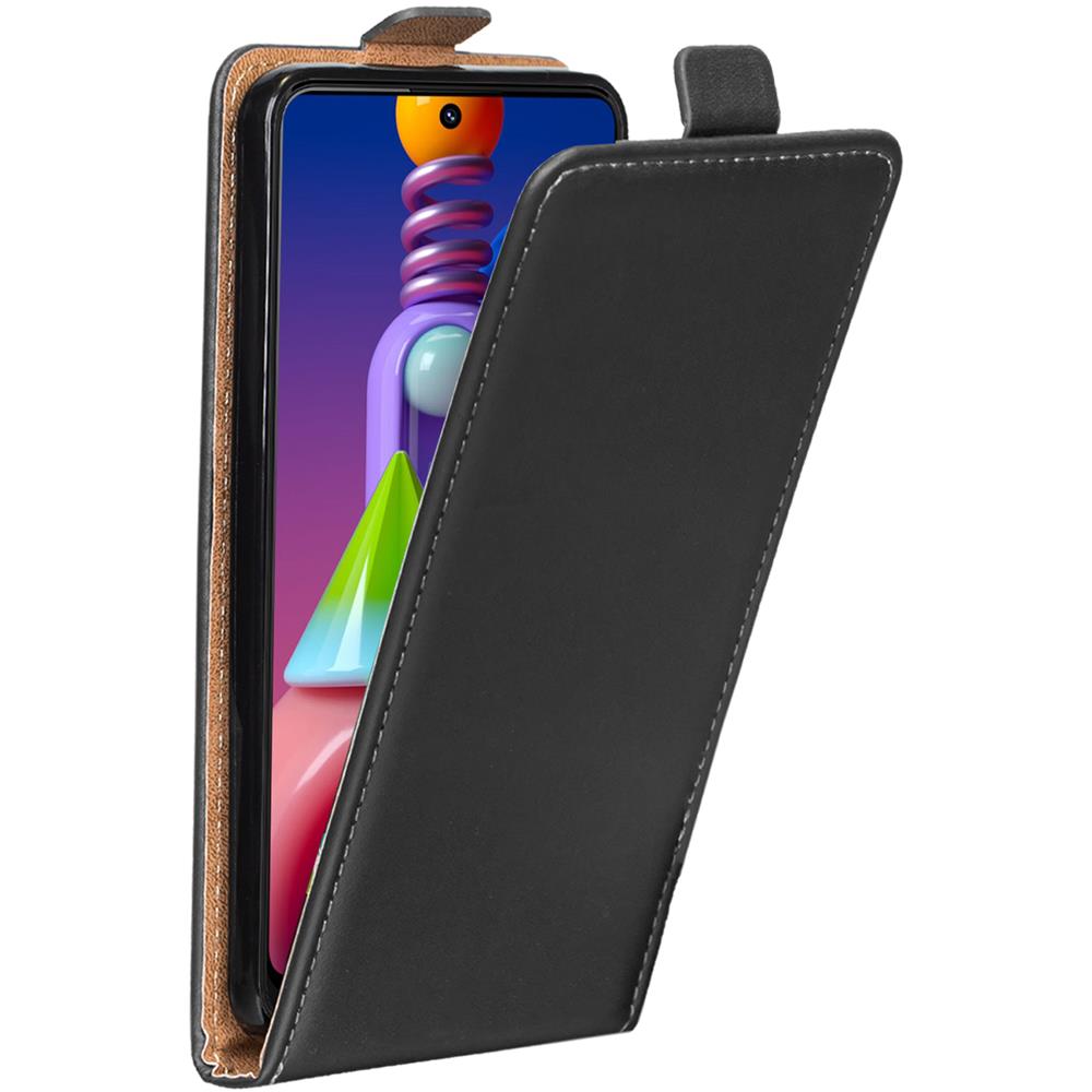 Basic Flip für Samsung Galaxy M51 in Schwarz