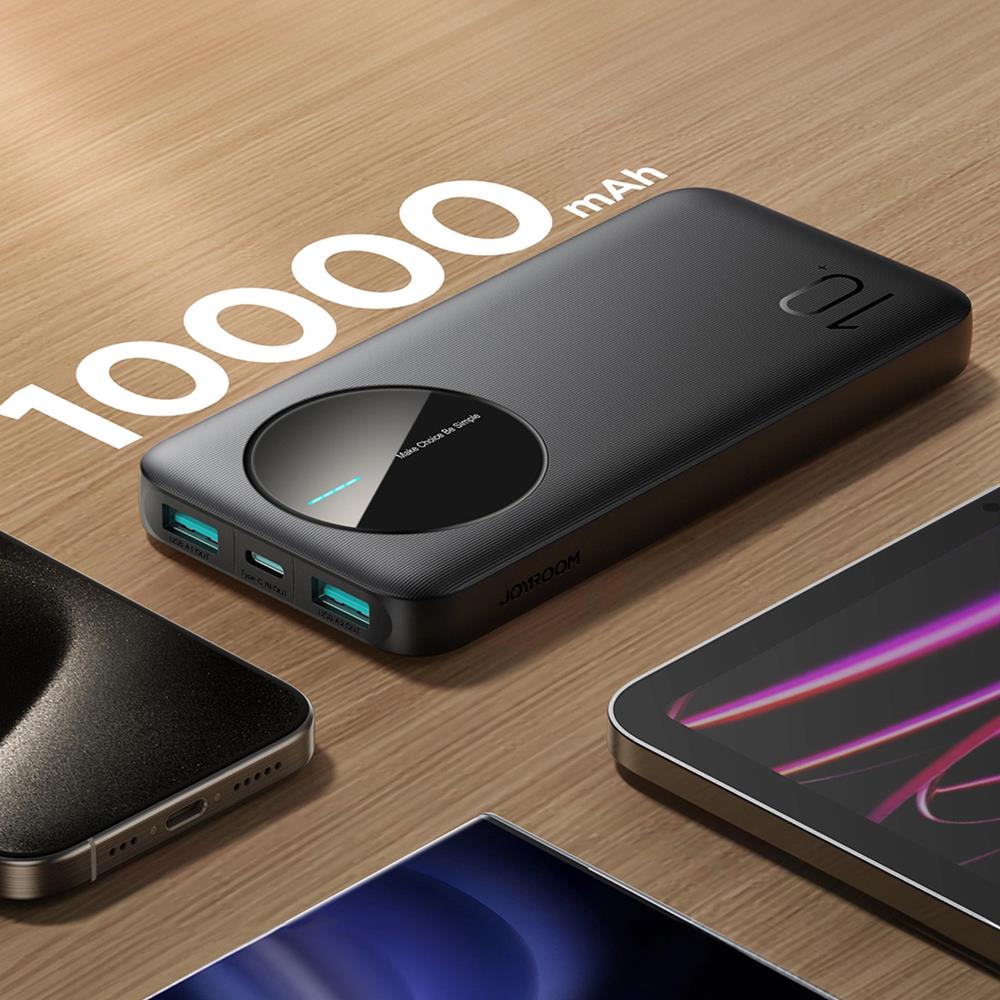 Power Bank - Joyroom - JR-PBF12 - 10000 mAh in Schwarz