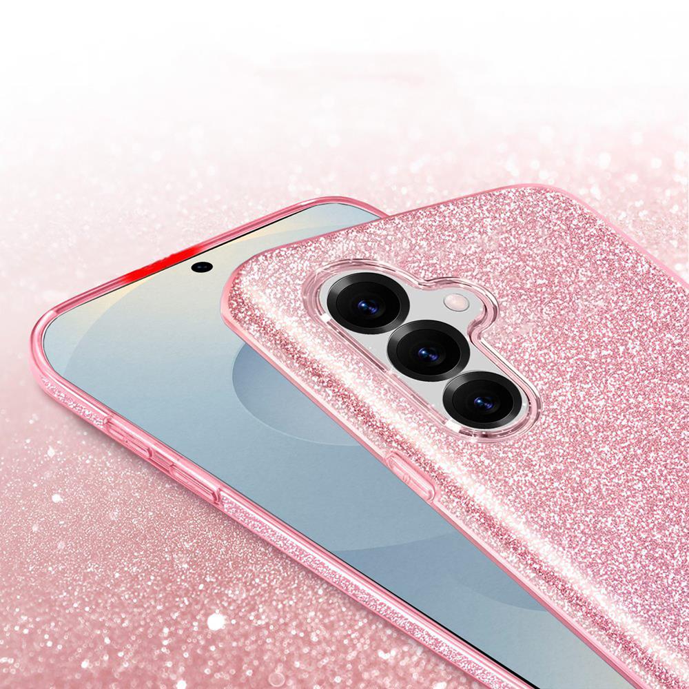 Shiny TPU für Samsung Galaxy S25 Plus in Rosegold