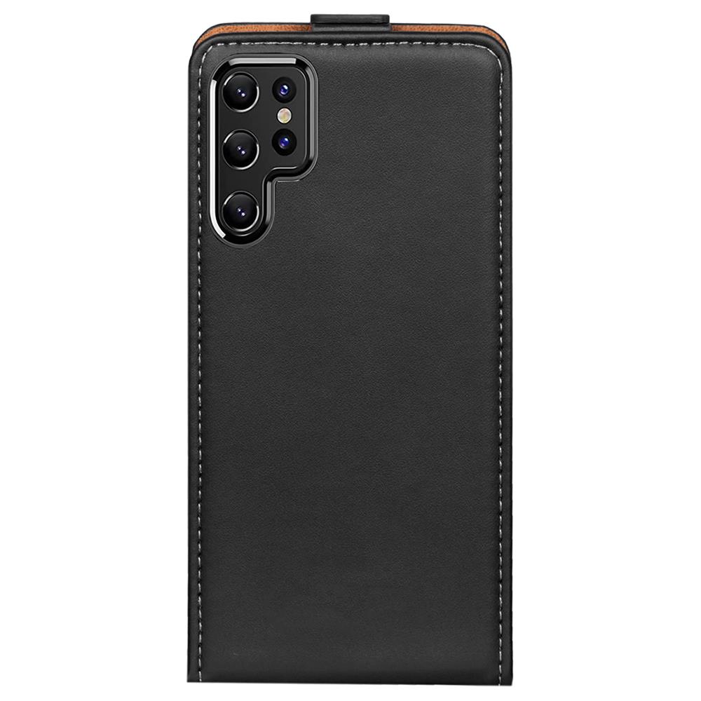 Basic Flip für Samsung Galaxy S22 Ultra in Schwarz