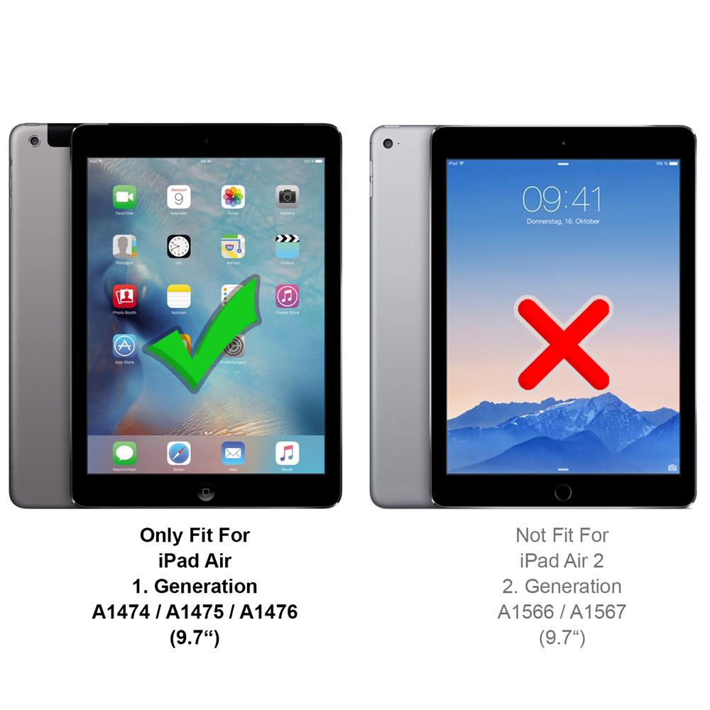 Rugged TPU Tab für Apple iPad Air in Transparent