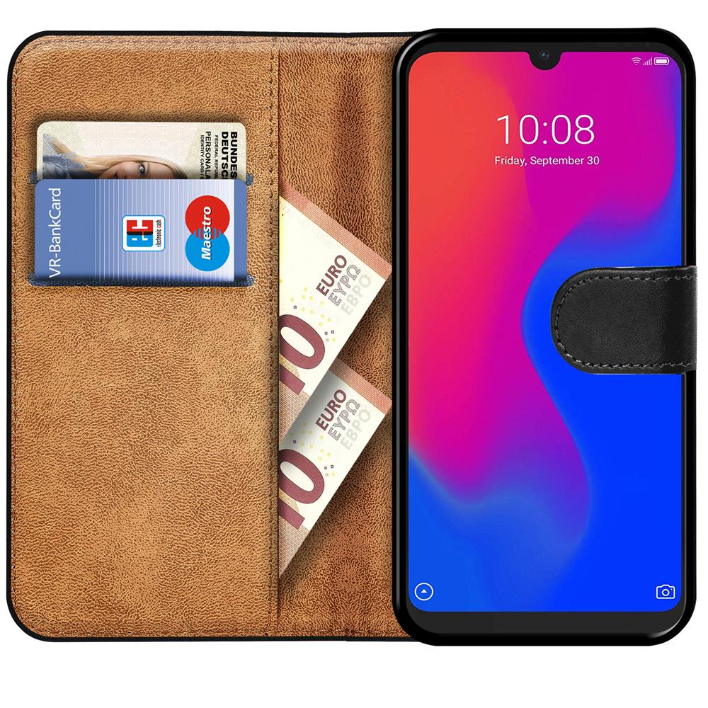Basic Wallet für ZTE Blade A7 2019 in Schwarz
