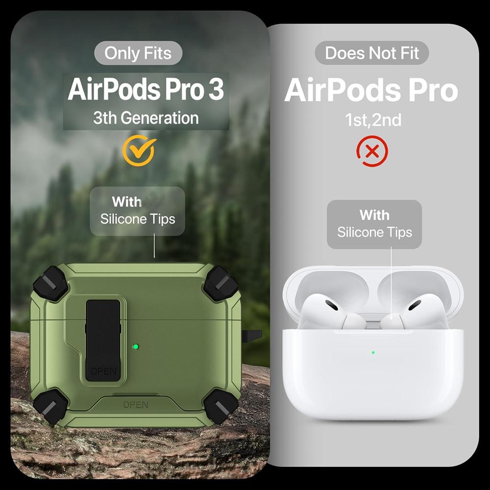 AirPods Defender für AirPods Pro 3  in Army Grün