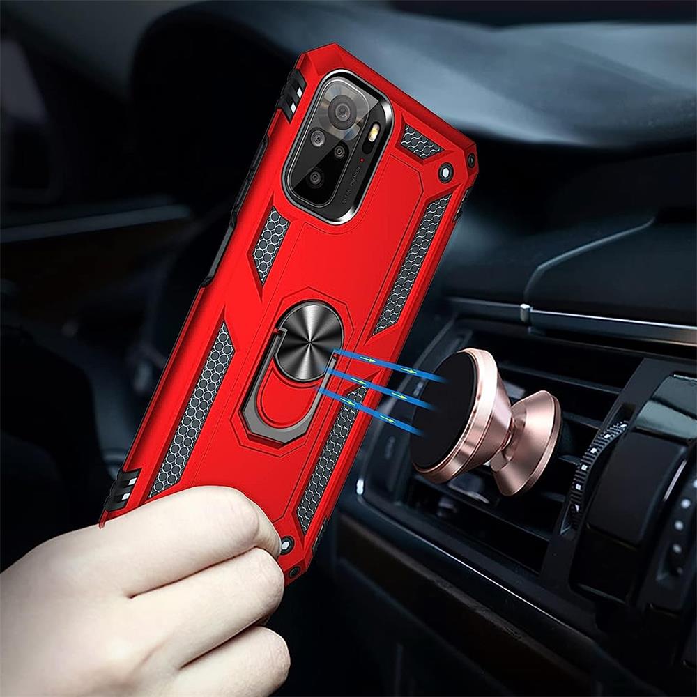 Army Case für Xiaomi Redmi Note 10 / 10S in Rot