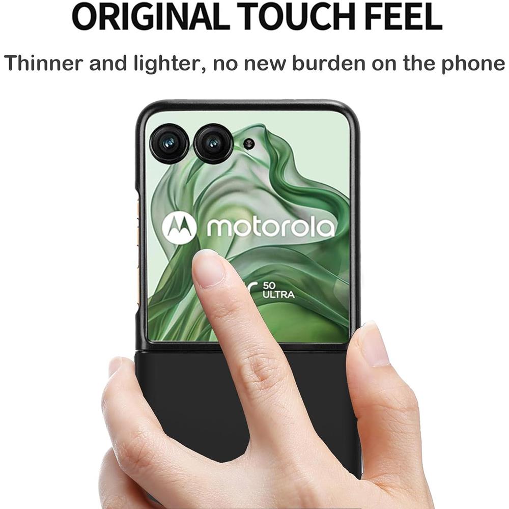 Classic TPU für Motorola Razr 50 Ultra in Schwarz