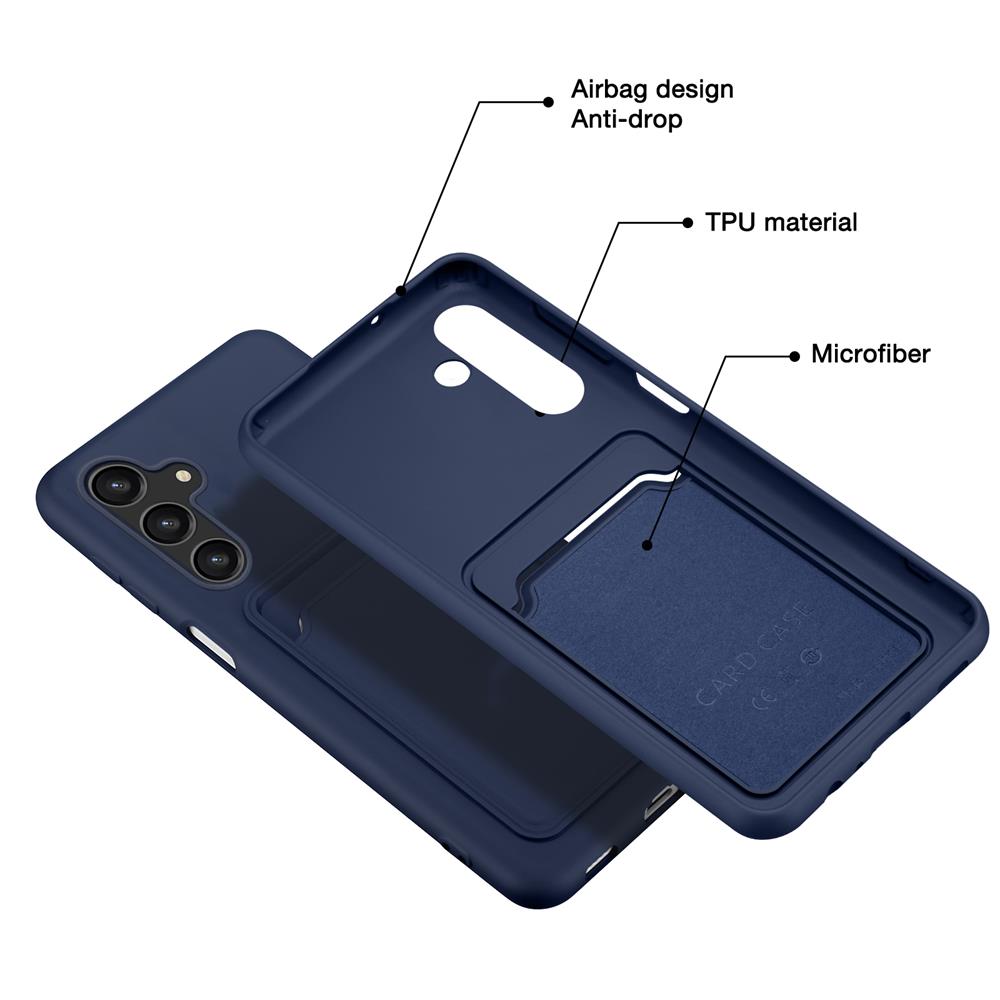 Card Case für Samsung Galaxy S24 Plus in Blau