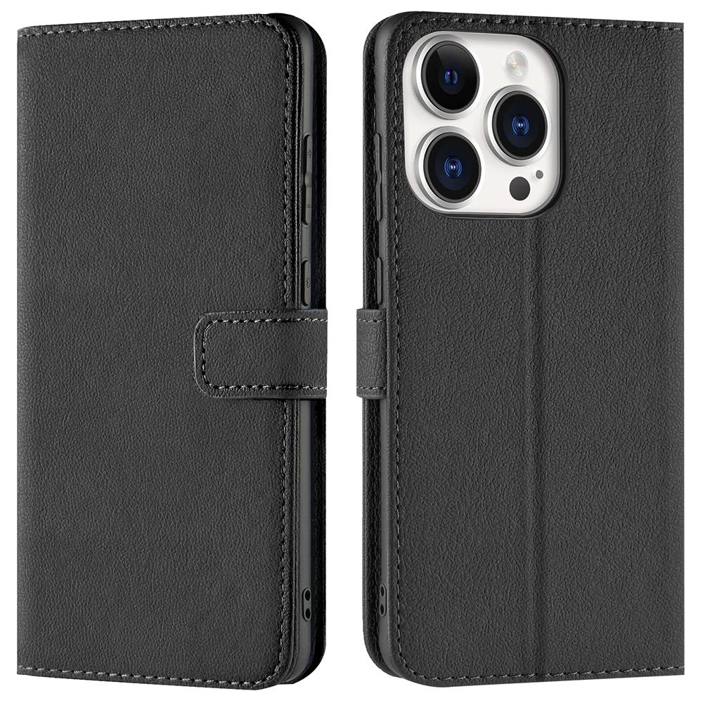 Basic Wallet für Apple iPhone 16 Pro Max in Schwarz