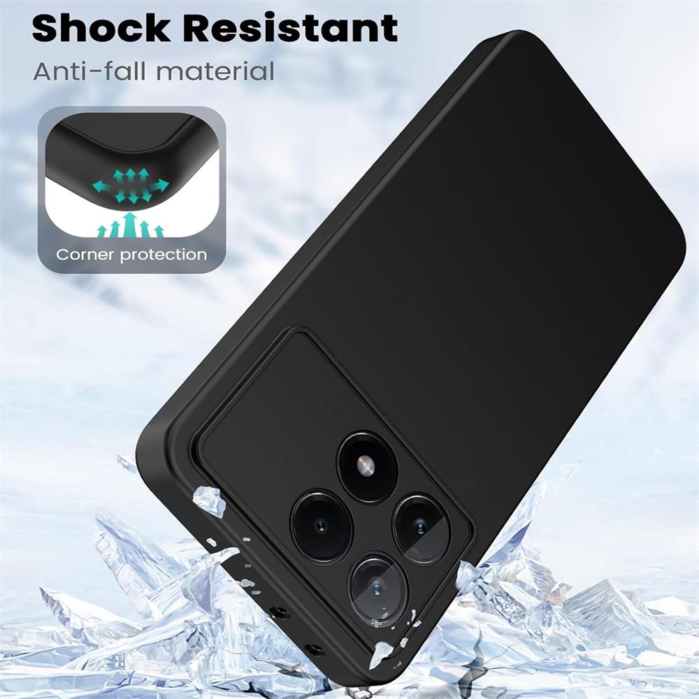 Classic TPU für Xiaomi Poco F6 Pro in Schwarz