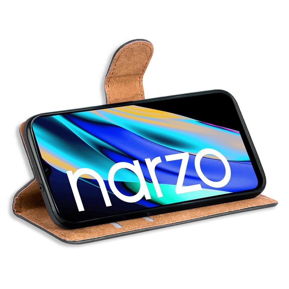 Basic Wallet für Realme Narzo 50A Prime in Schwarz
