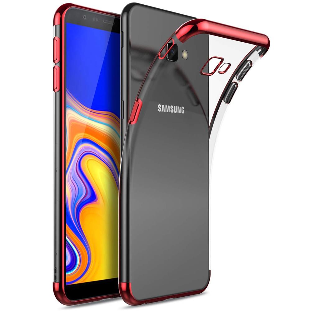 Zero Edge Color für Samsung Galaxy J4 Plus in Rot