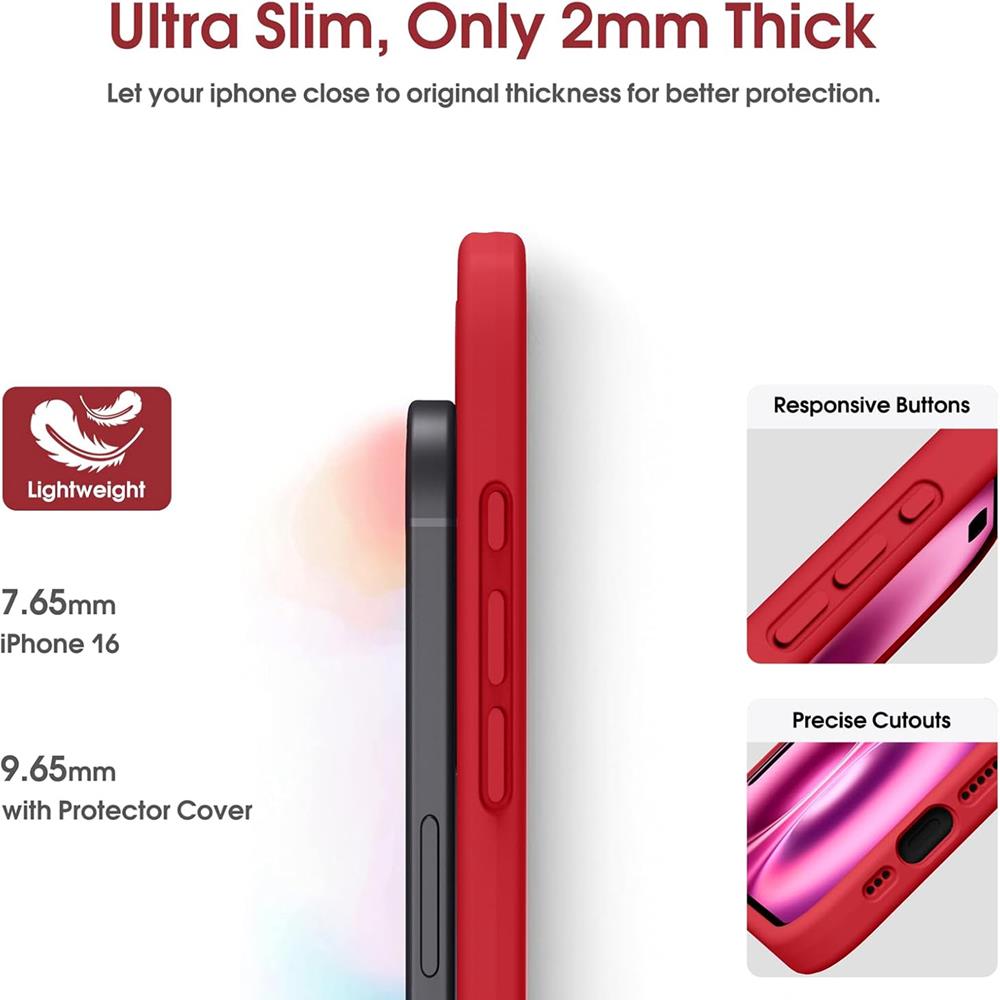Card Case für Apple iPhone 17e in Rot