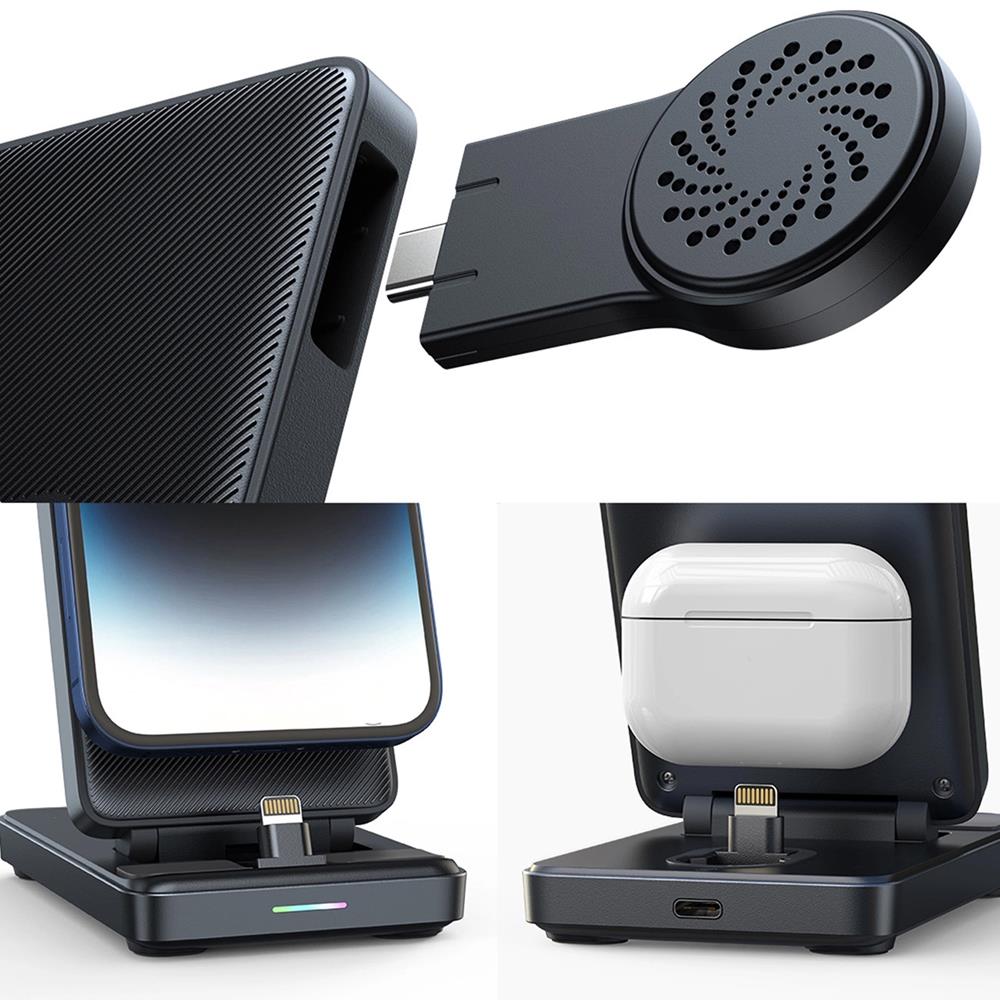 Ladestation 4in1 Joyroom JR-WQS02-SCHWARZ