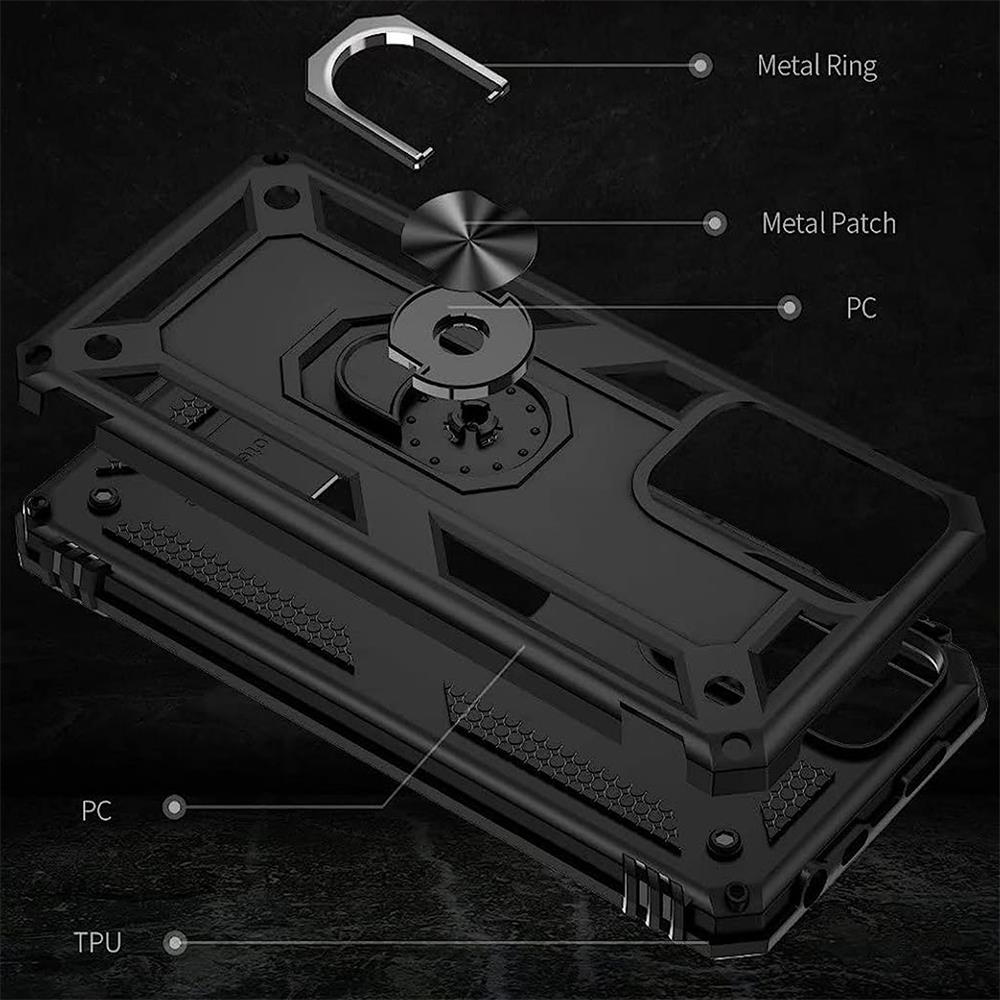 Army Case für Xiaomi Redmi Note 11 Pro Plus 5G in Schwarz