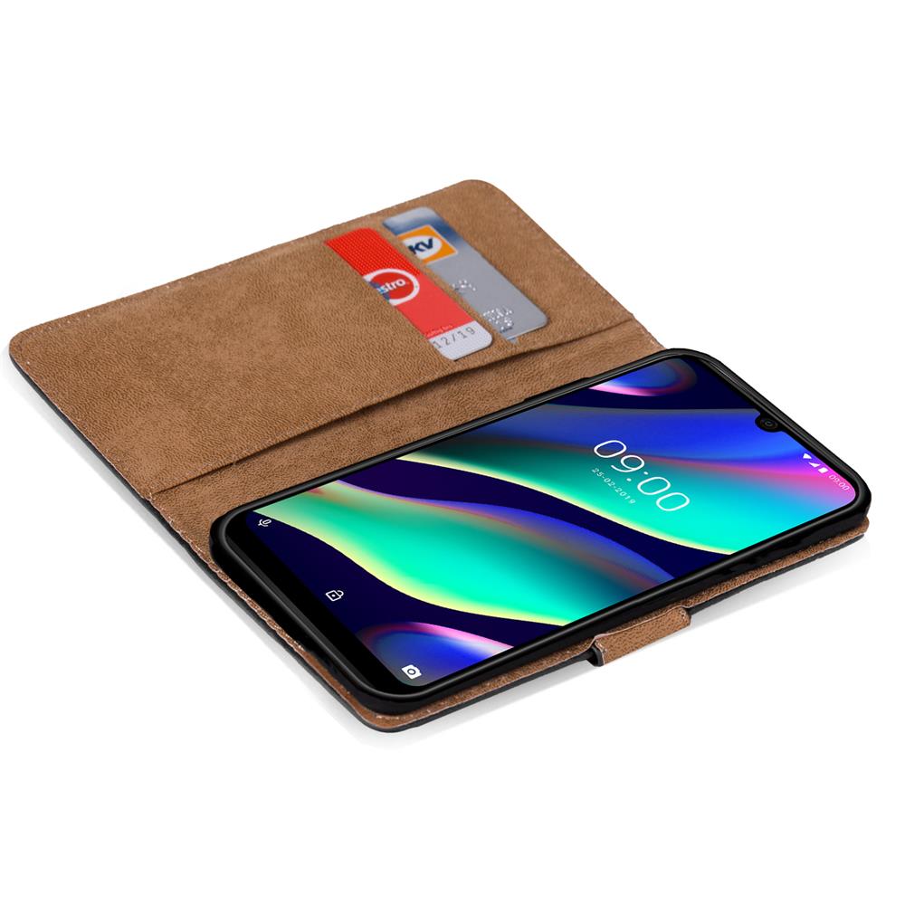 Basic Wallet für Wiko View 3 Lite in Schwarz