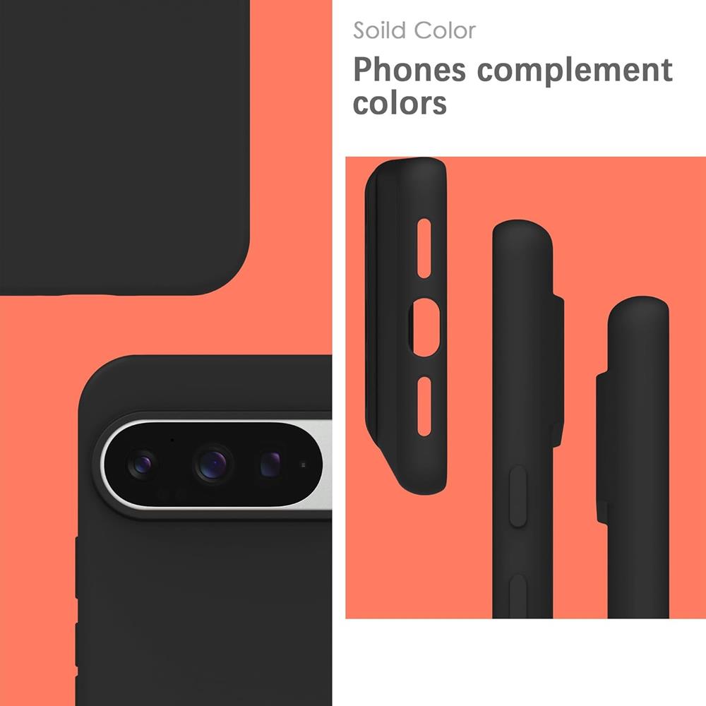 Colour TPU für Google Pixel 9 Pro XL in Schwarz