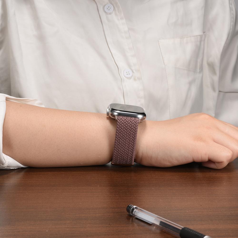 Loop Nylonarmband für Apple Watch 1-11/SE1-3/Ultra1-3 - 42/44/45/49mm in Staubviolett - Universal