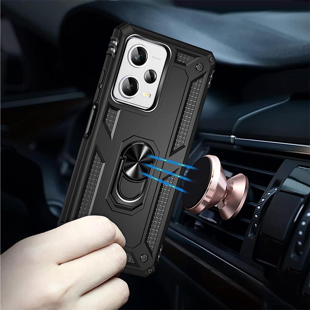 Army Case für Xiaomi Redmi Note 12 Pro Plus 5G in Schwarz