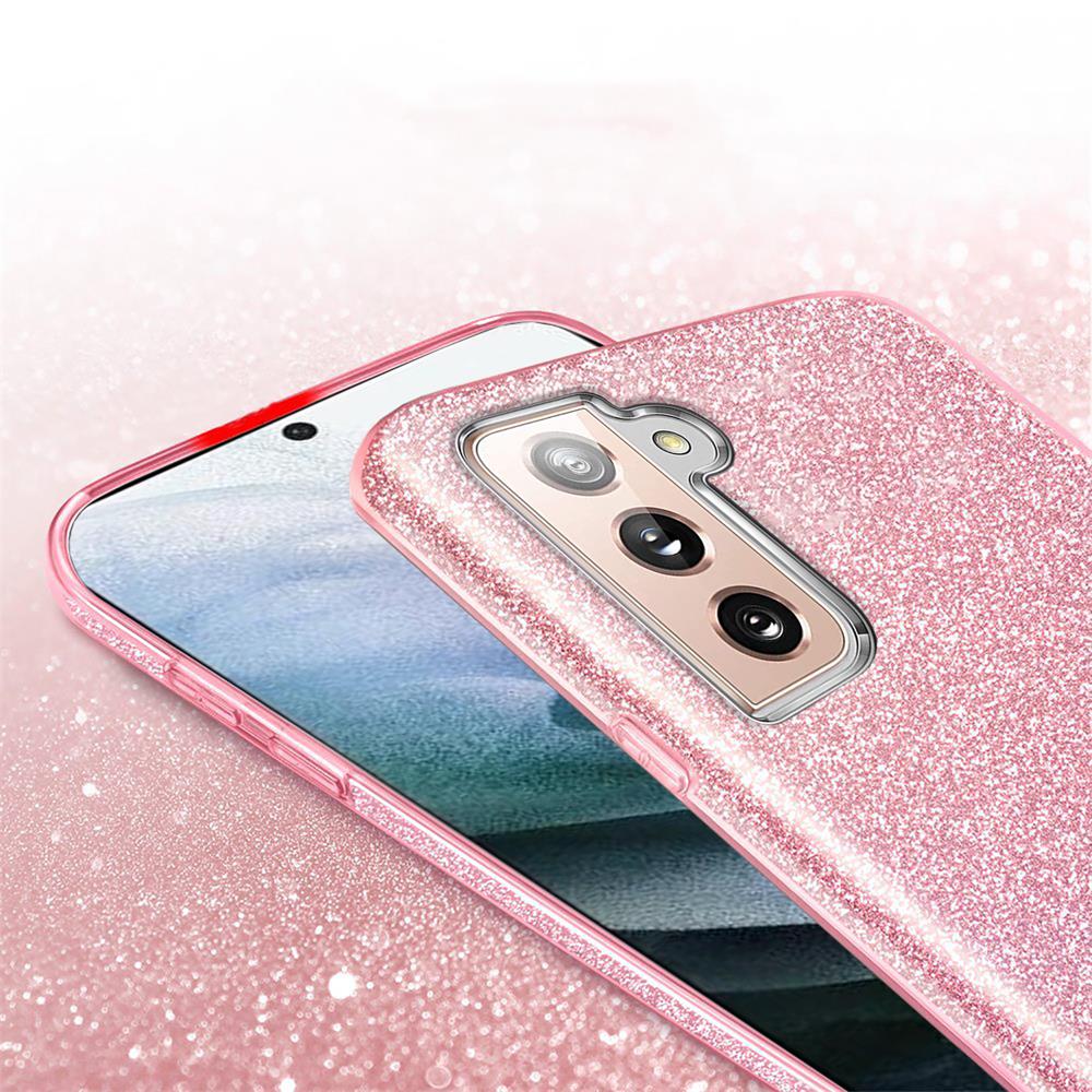 Shiny TPU für Samsung Galaxy S22 Ultra in Rosegold