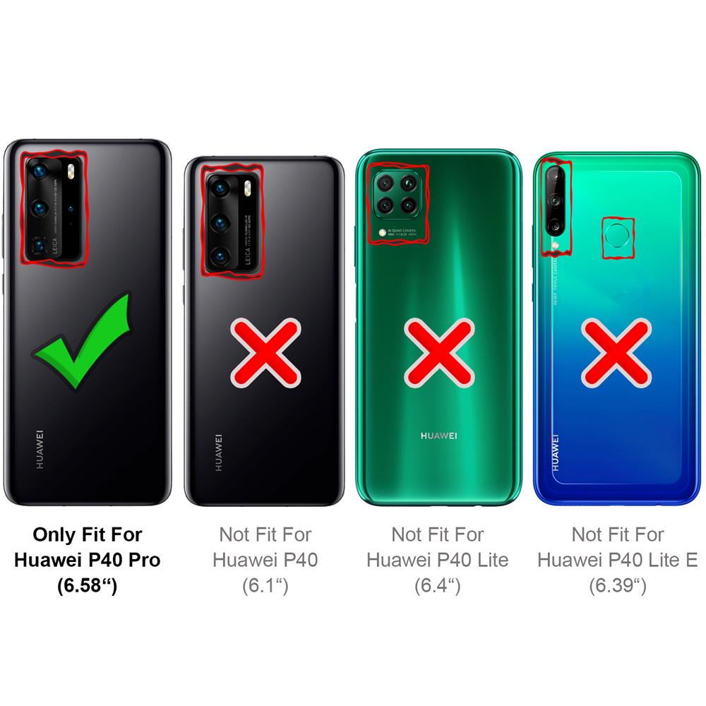 Rugged TPU für Huawei P40 Pro in Transparent