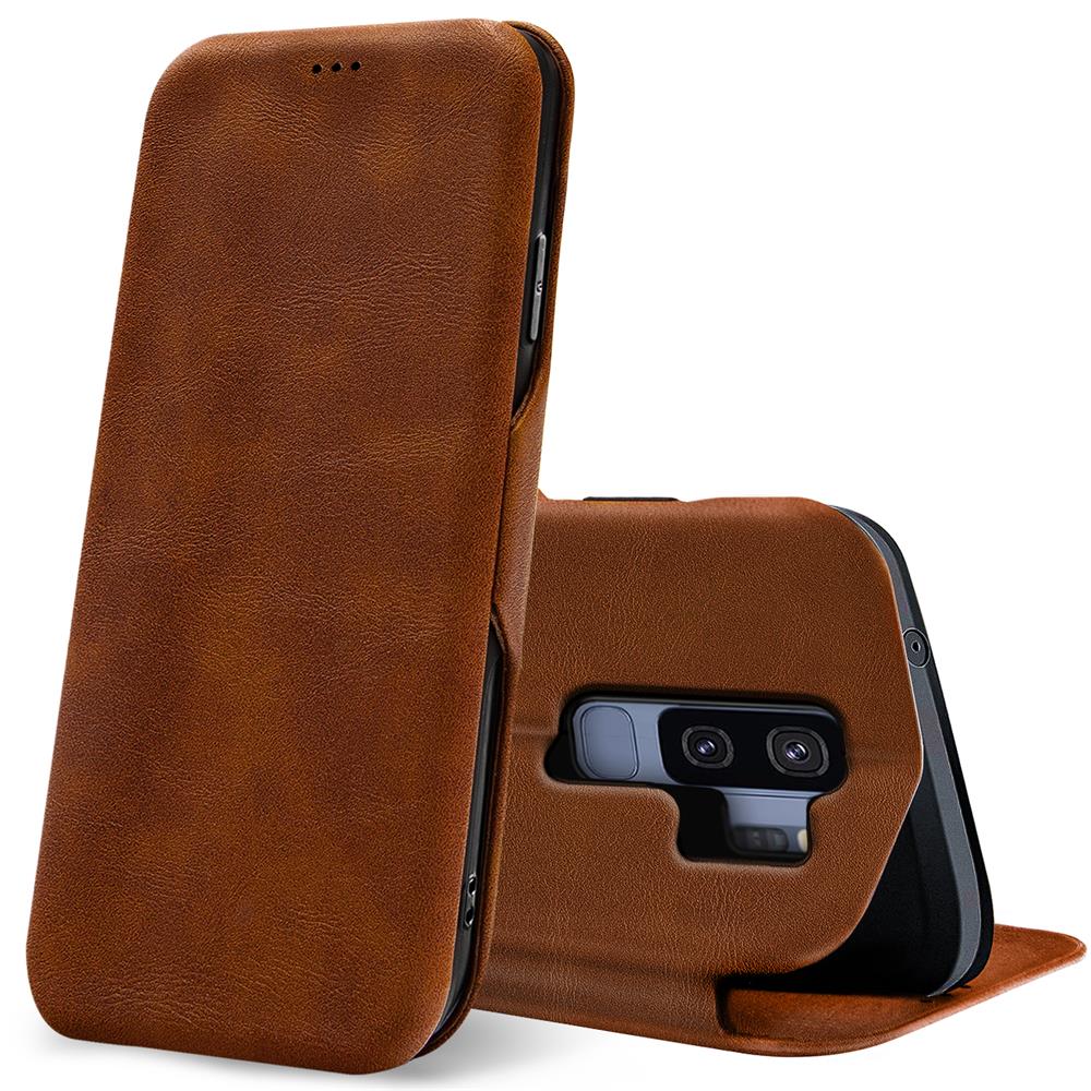 Shell Flip für Samsung Galaxy S9 Plus in Braun