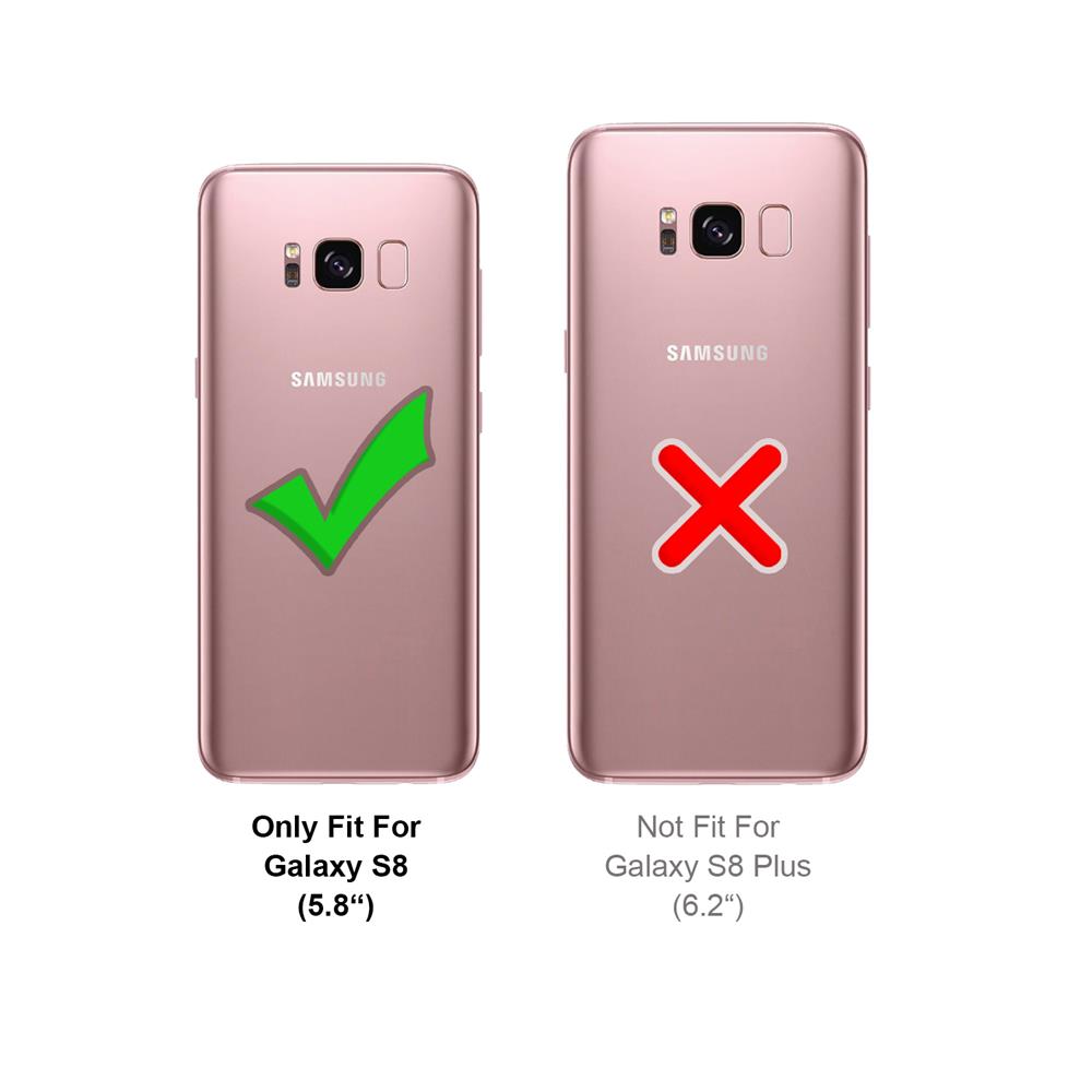 Electroplated Flip für Samsung Galaxy S8 in Blau