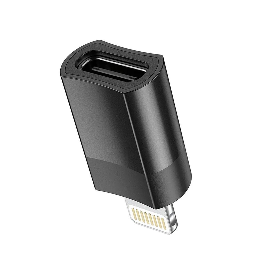 Hoco UA17 USB-C auf Lightning - Schwarz