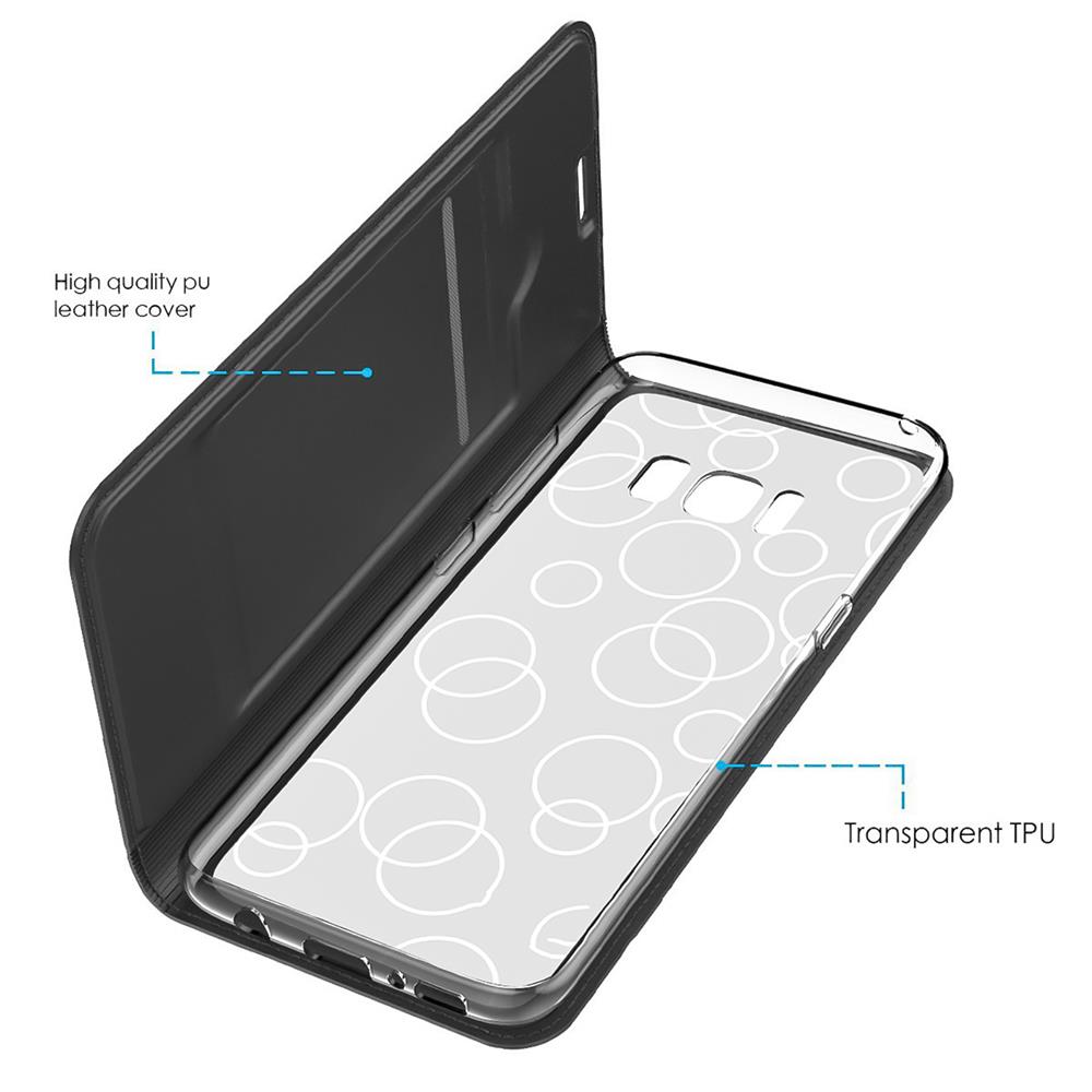 Electroplated Flip für Samsung Galaxy S8 Plus in Schwarz