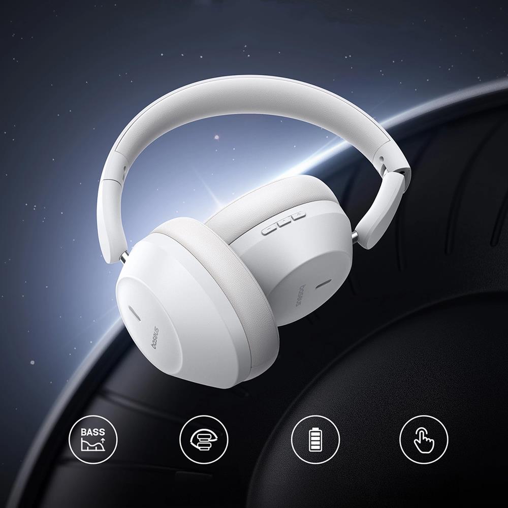 Baseus Body Shaking Wireless Kopfhörer in Weiss