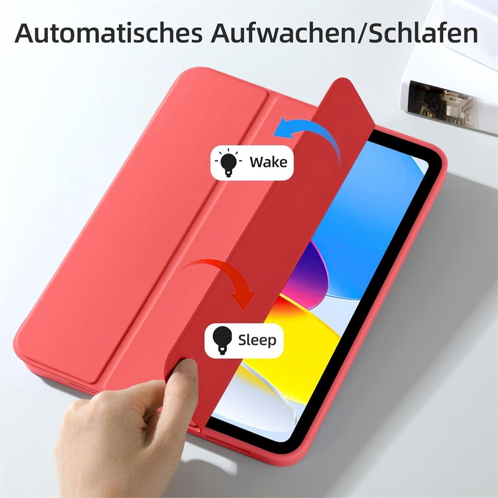 Smart Cover für Apple iPad Pro 13 2024 in Rot