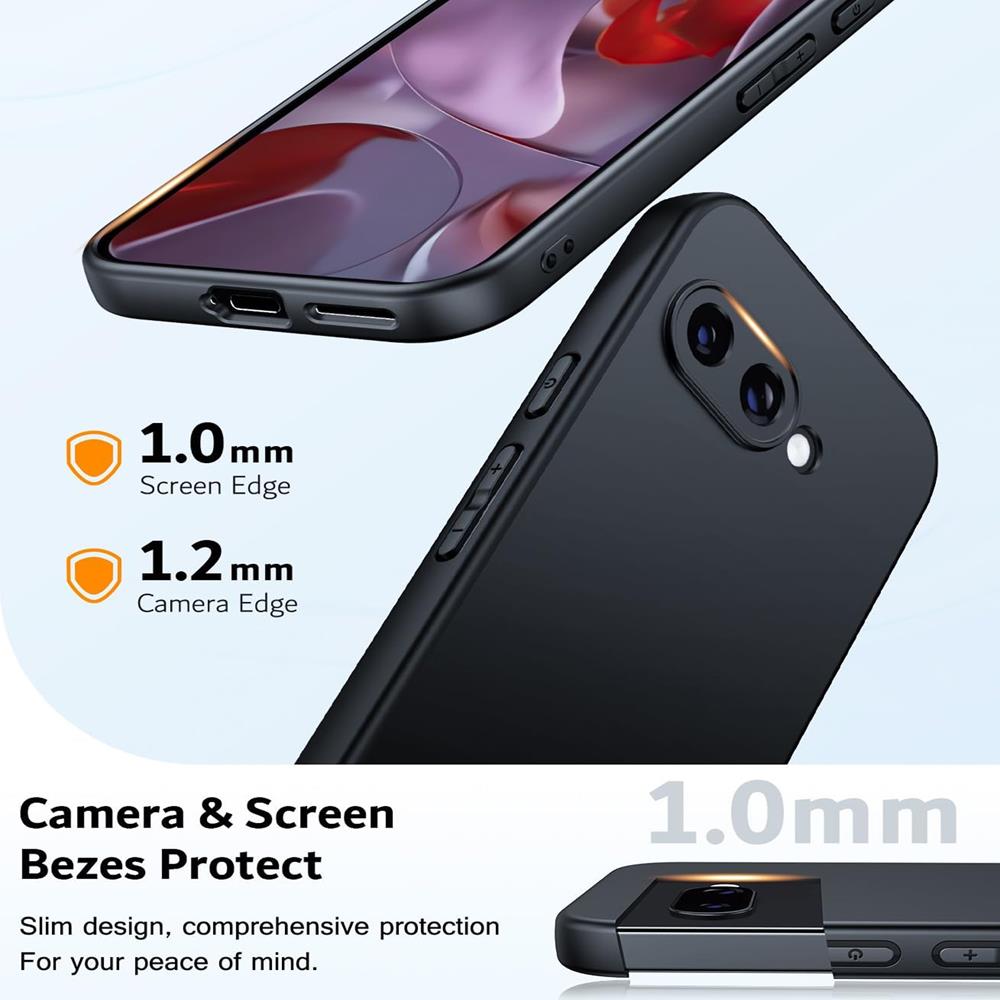 Classic TPU für Google Pixel 9a in Schwarz