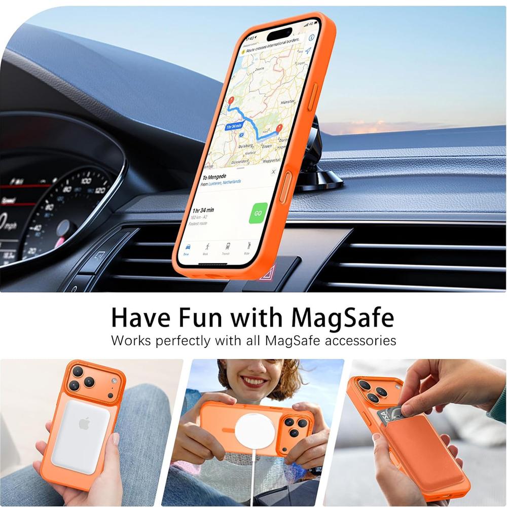 Frame Case für Apple iPhone 17 Pro Max in Orange