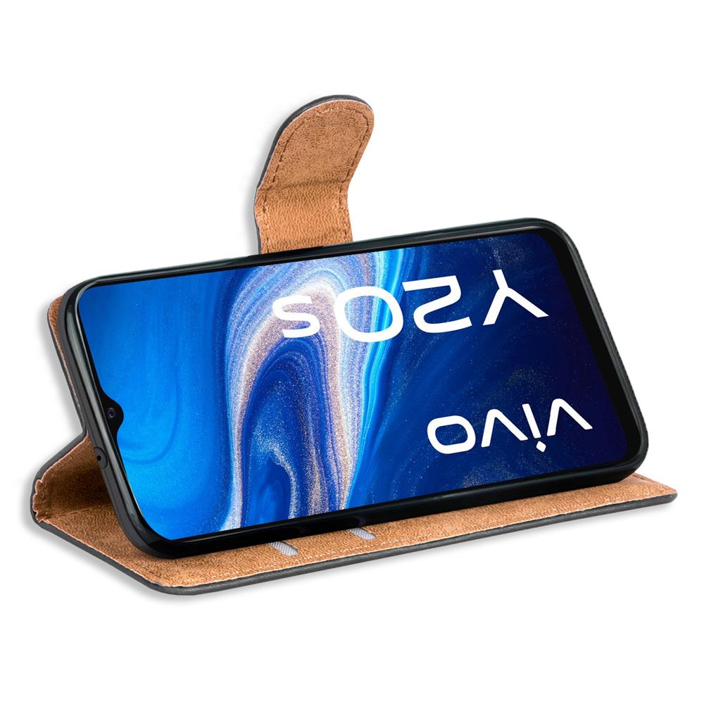 Basic Wallet für Vivo Y20s in Schwarz