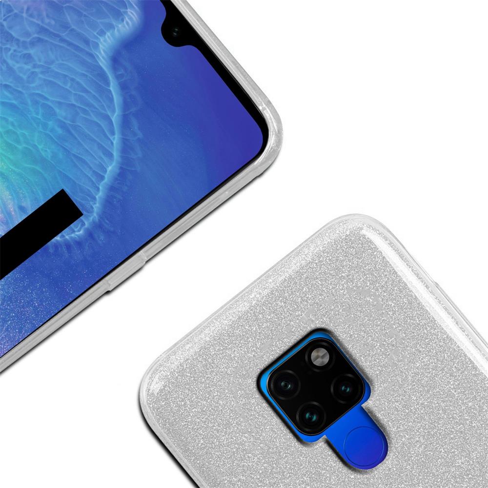 Shiny TPU für Huawei Mate 20 in Silber