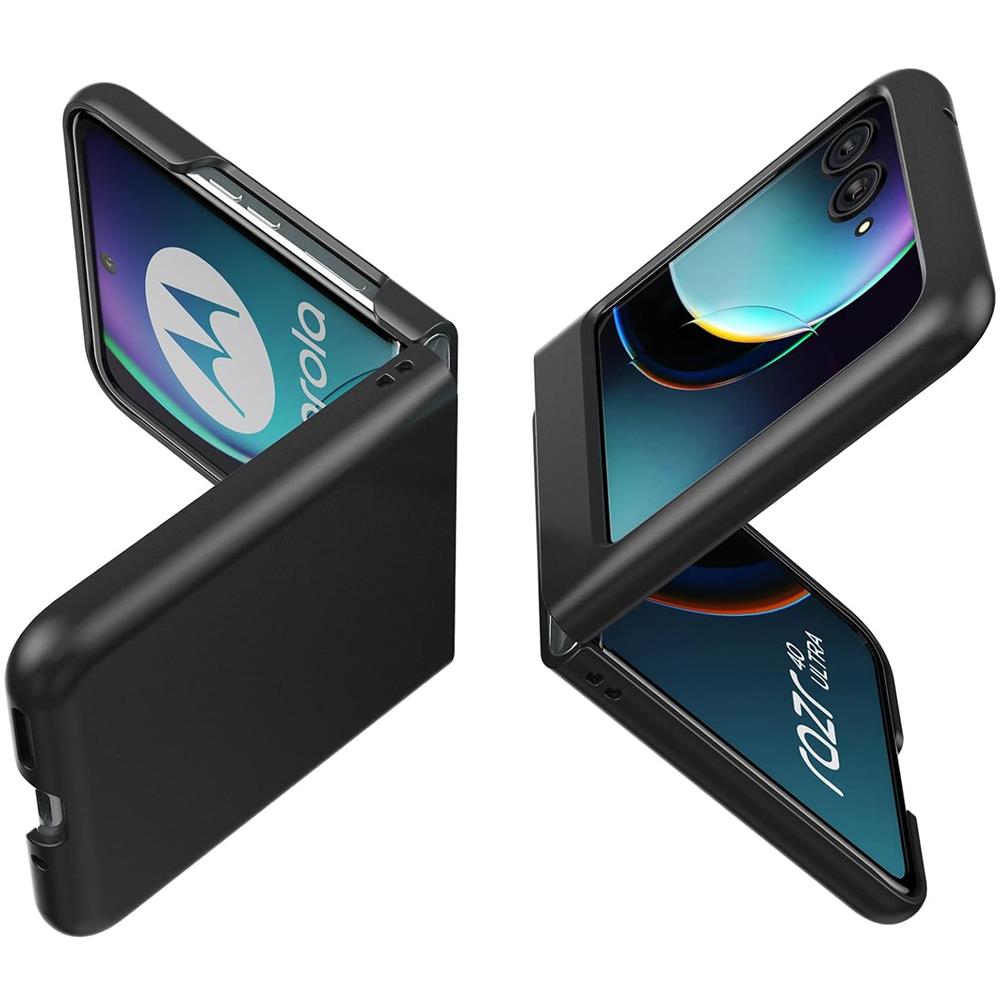 Classic TPU für Motorola Razr 40 Ultra in Schwarz