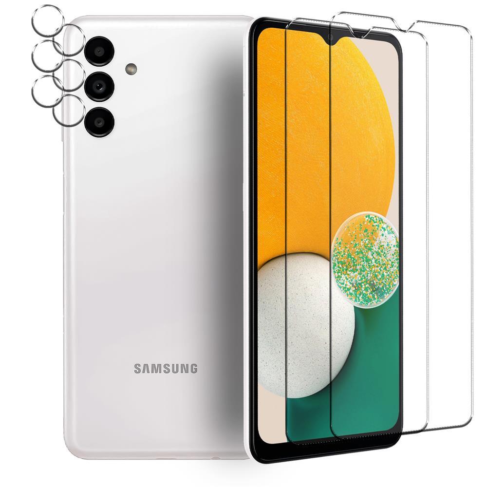 4in1 Glas Set für Samsung Galaxy A13 5G / A04s